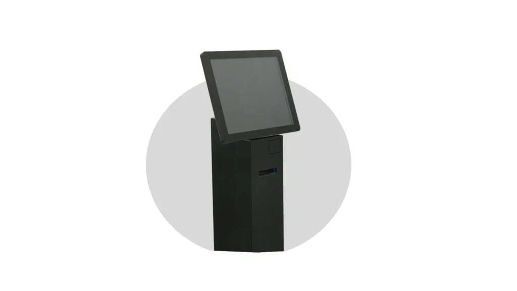 Diseño del kiosco de venta de entradas y gestión de colas con pantalla pequeña
